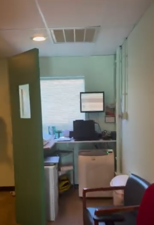 Medical office and exam room interior